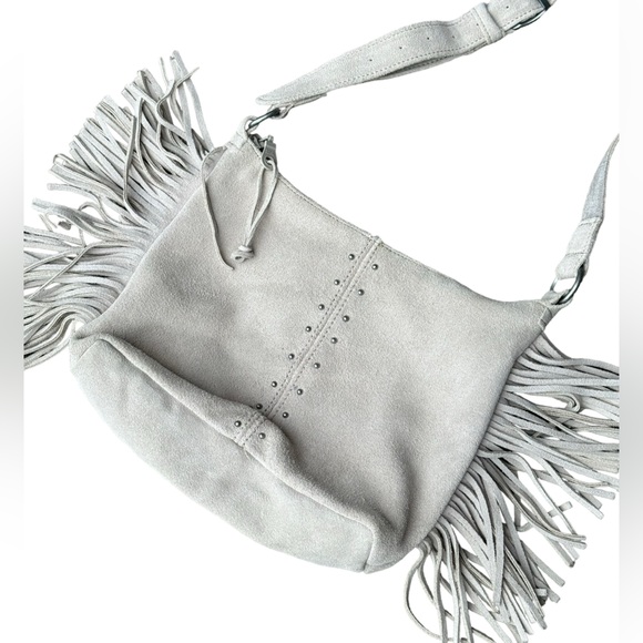 Minnetonka fringe suede leather shoulder bag purse - Picture 2 of 8